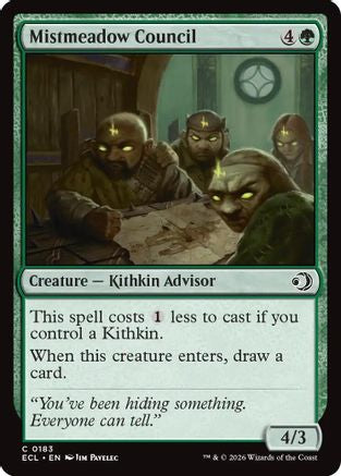 Mistmeadow Council (ECL-183) - [Lorwyn Eclipsed] Foil
