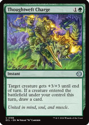 Thoughtweft Charge (ECL-198) - [Lorwyn Eclipsed] Foil
