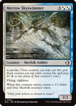 Merrow Skyswimmer (ECL-234) - [Lorwyn Eclipsed] Foil