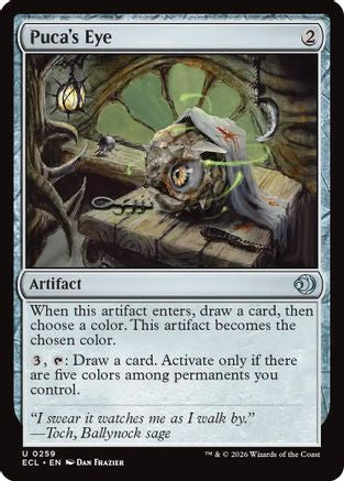 Puca's Eye (ECL-259) - [Lorwyn Eclipsed]