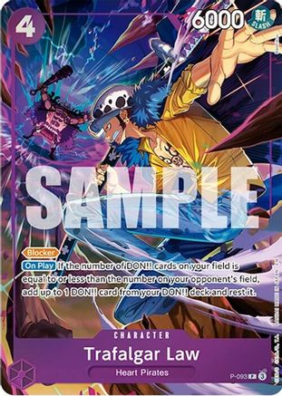Trafalgar Law (Illustration Box Vol.6) (P-093) - One Piece Promotion Cards