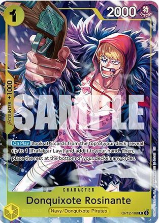 Donquixote Rosinante (Illustration Box Vol.6) (OP12-108) - One Piece Promotion Cards