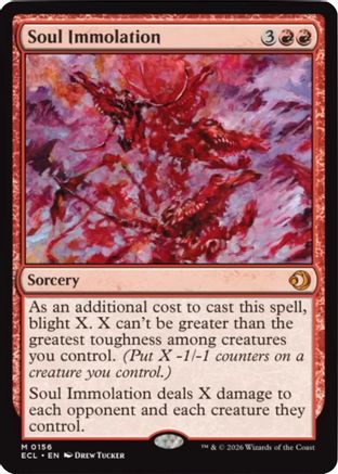 Soul Immolation (ECL-156) - [Lorwyn Eclipsed] Foil
