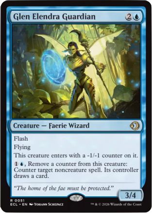 Glen Elendra Guardian (ECL-051) - [Lorwyn Eclipsed] Foil