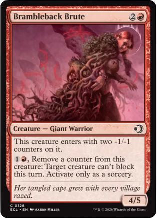 Brambleback Brute (ECL-128) - [Lorwyn Eclipsed] Foil