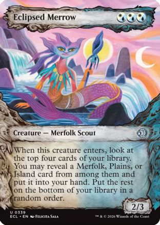 Eclipsed Merrow (Showcase) (ECL-339) - [Lorwyn Eclipsed]