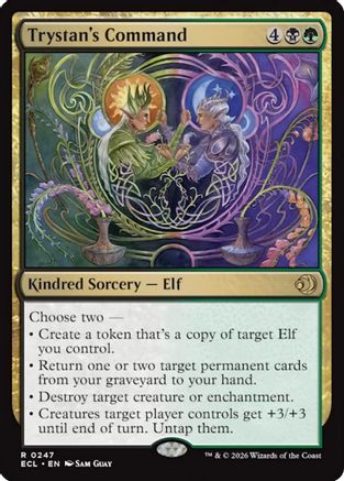 Trystan's Command (ECL-247) - [Lorwyn Eclipsed] Foil