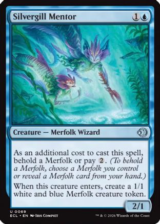 Silvergill Mentor (ECL-069) - [Lorwyn Eclipsed]