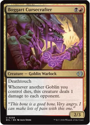 Boggart Cursecrafter (ECL-206) - [Lorwyn Eclipsed] Foil