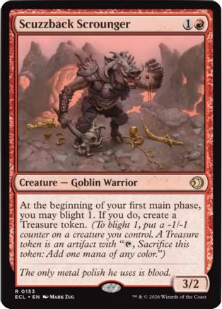 Scuzzback Scrounger (ECL-153) - [Lorwyn Eclipsed]