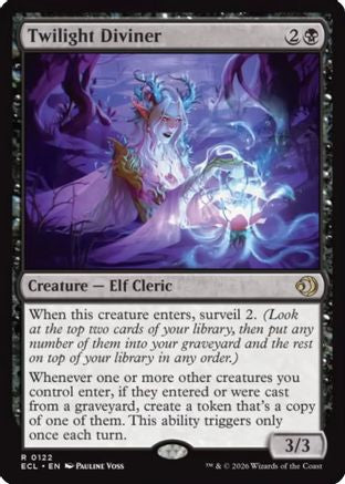 Twilight Diviner (ECL-122) - [Lorwyn Eclipsed] Foil