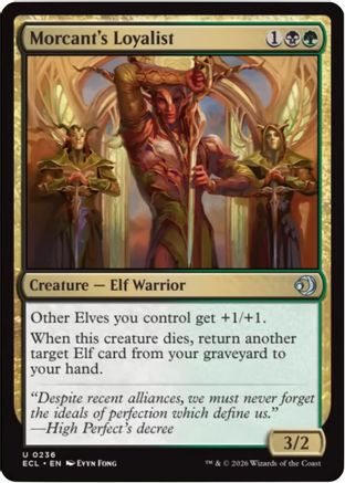 Morcant's Loyalist (ECL-236) - [Lorwyn Eclipsed] Foil
