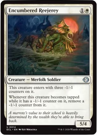 Encumbered Reejerey (ECL-014) - [Lorwyn Eclipsed] Foil