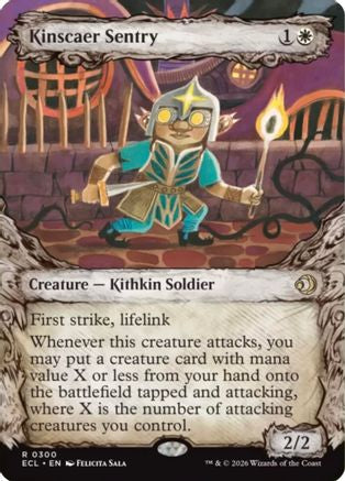 Kinscaer Sentry (Showcase) (ECL-300) - [Lorwyn Eclipsed]