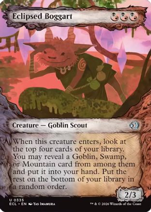 Eclipsed Boggart (Showcase) (ECL-335) - [Lorwyn Eclipsed]