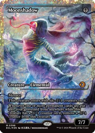 Moonshadow (0396) (Showcase) (Fracture Foil) (ECL-396) - [Lorwyn Eclipsed] Foil