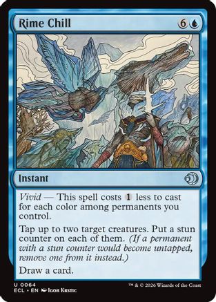 Rime Chill (ECL-064) - [Lorwyn Eclipsed]