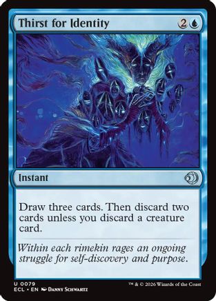 Thirst for Identity (ECL-079) - [Lorwyn Eclipsed] Foil