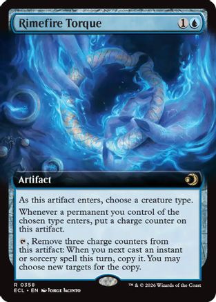 Rimefire Torque (Extended Art) (ECL-358) - [Lorwyn Eclipsed] Foil