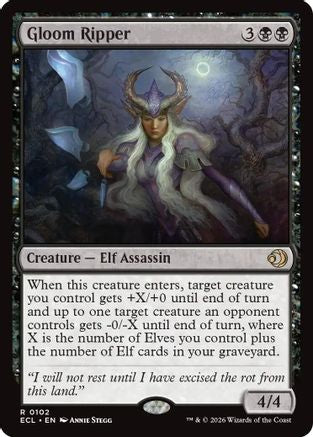 Gloom Ripper (ECL-102) - [Lorwyn Eclipsed]