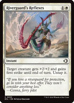 Riverguard's Reflexes (ECL-033) - [Lorwyn Eclipsed]