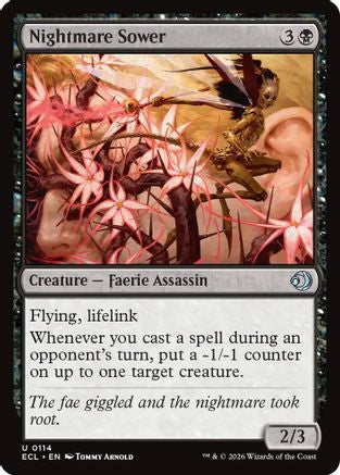 Nightmare Sower (ECL-114) - [Lorwyn Eclipsed] Foil