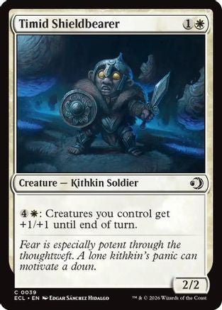 Timid Shieldbearer (ECL-039) - [Lorwyn Eclipsed]