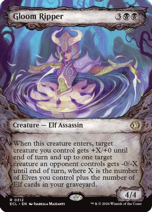 Gloom Ripper (Showcase) (ECL-312) - [Lorwyn Eclipsed]