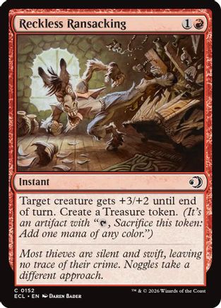 Reckless Ransacking (ECL-152) - [Lorwyn Eclipsed] Foil