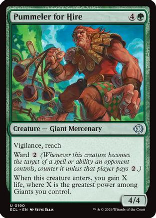 Pummeler for Hire (ECL-190) - [Lorwyn Eclipsed]