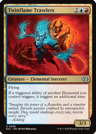 Twinflame Travelers (ECL-248) - [Lorwyn Eclipsed]