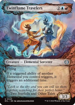 Twinflame Travelers (Showcase) (ECL-345) - [Lorwyn Eclipsed]