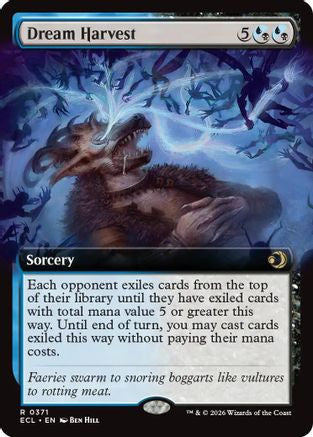 Dream Harvest (Extended Art) (ECL-371) - [Lorwyn Eclipsed]