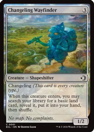 Changeling Wayfinder (ECL-001) - [Lorwyn Eclipsed] Foil