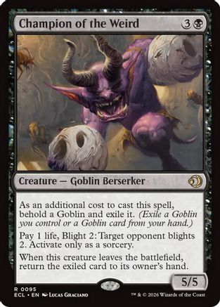 Champion of the Weird (ECL-095) - [Lorwyn Eclipsed]