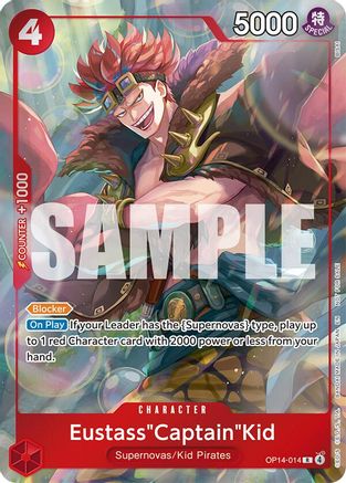 Eustass"Captain"Kid - OP14-014 (Dash Pack) (OP14-014) - The Azure Sea's Seven