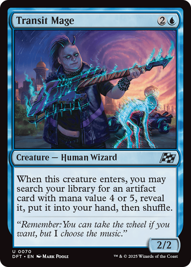 Transit Mage (DFT-070) - [Aetherdrift] Foil