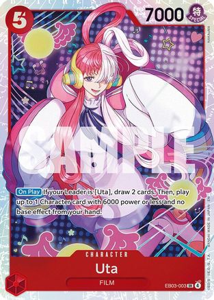 Uta (003) (EB03-003) - Extra Booster: One Piece Heroines Edition
