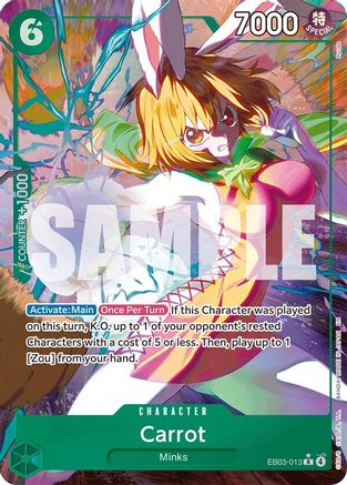 Carrot (Alternate Art) (EB03-013) - Extra Booster: One Piece Heroines Edition