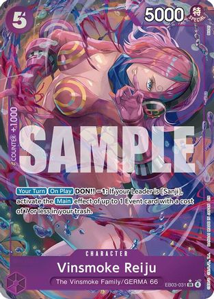 Vinsmoke (Alternate Art) (EB03-031) - Extra Booster: One Piece Heroines Edition