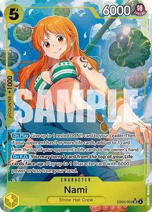 Nami (053) (Alternate Art) (EB03-053) - Extra Booster: One Piece Heroines Edition