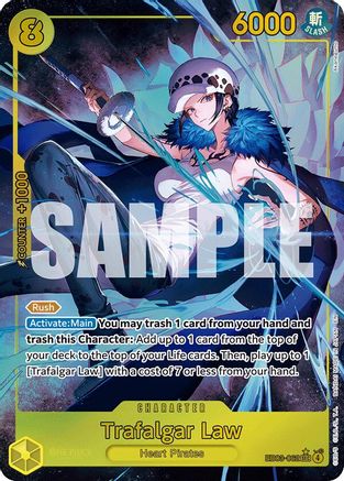 Trafalgar Law (Alternate Art) (EB03-062) - Extra Booster: One Piece Heroines Edition