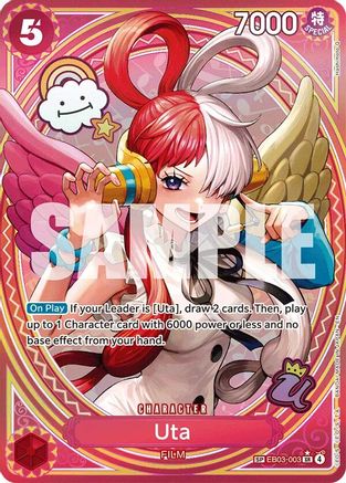 Uta - 003 (SP) (EB03-003) - Extra Booster: One Piece Heroines Edition