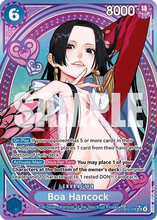 Boa Hancock (SP) (EB03-026) - Extra Booster: One Piece Heroines Edition