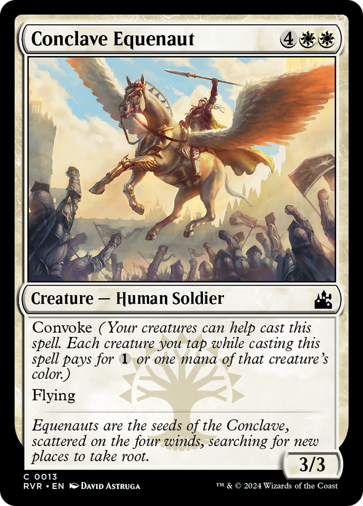Conclave Equenaut (RVR-013) - [Ravnica Remastered] Foil