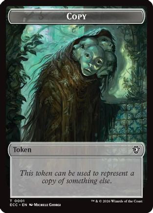 Copy // Scarecrow Double-Sided Token (ECC-1 // 11) - [Commander: Lorwyn Eclipsed] Foil