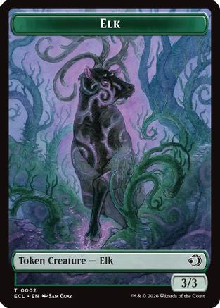 Elk // Mutavault Double-Sided Token (ECL-2 // 11) - [Lorwyn Eclipsed] Foil
