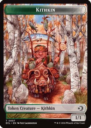 Kithkin // Treasure Double-Sided Token (ECL-7 // 10) - [Lorwyn Eclipsed] Foil