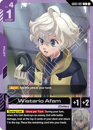 Wistario Afam (GD03-097) - Steel Requiem
