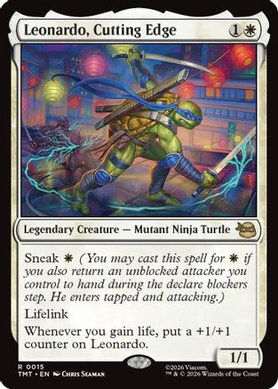 Leonardo, Cutting Edge (TMT-015) - [Teenage Mutant Ninja Turtles]